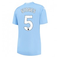 Manchester City John Stones #5 Domáci Ženy futbalový dres 2023-24 Krátky Rukáv